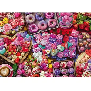 Puzzle Hexagone, Friandises préférées, 592 pièces pas cher