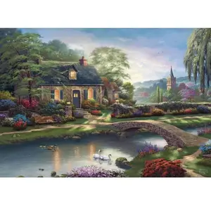 Schmidt Puzzle 1000 pièces : Stoney Creek Cottage pas cher