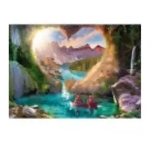 Schmidt Spiele Puzzle de 1000 pièces avec Vue avec coeur, 59777, Multicolore