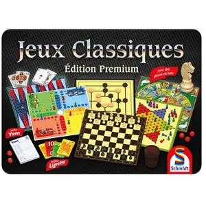 Comparateur de prix : Schmidt Jeux De Société Coffret Premium Boite Métal