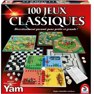 Comparateur de prix : Jeux de société 100 jeux classiques Schmidt Spiele Gmbh 31,5x4,5x31,5 cm