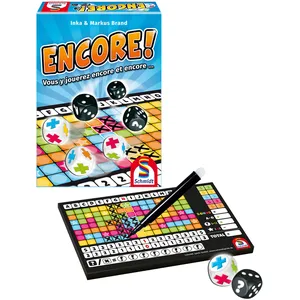 Comparateur de prix : Schmidt Spiele 88163 Encore, Roll & Write, Jeu de dés