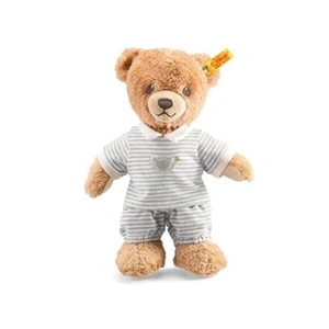 Comparateur de prix : Doudou Ours Dors Bien Gris - STEIFF - 239908 - Peluche Adaptée à la Peau de Bébé - 25 cm