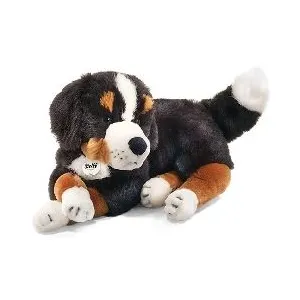 Steiff Senni Bernese mountain dog, black/brown/white - 45cm pas cher