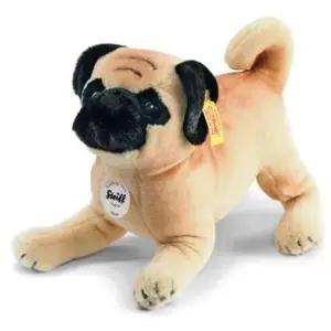 STEIFF - 77012 - PELUCHE - CARLIN MOPSY - BEIGE pas cher