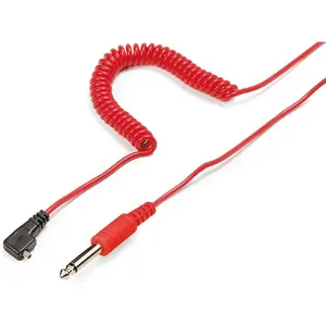 Kaiser cable synchro flash 10 m, prise pc/jack 6,35mm, rouge - kai1409 pas cher