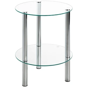 Comparateur de prix : SWITHOME 3S. x Home Table d'appoint ronde plateau en verre transparent