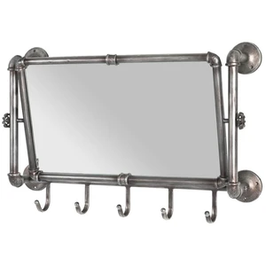 HAKU ENJOY YOUR HOME APPRECIEZ VOTRE INTERIEUR Patère Murale & Miroir Cervin 75cm Anthracite pas cher