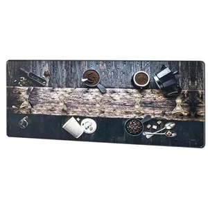 Comparateur de prix : HAKU ENJOY YOUR HOME APPRECIEZ VOTRE INTERIEUR Garderobe murale 5 crochets inox à motif Café en MDF avec impression par Ultra Violet Noir
