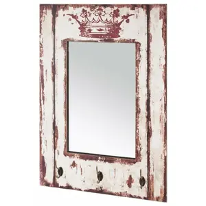 Haku Möbel 89993Porte-manteau mural, 10x 52x 80cm, vintage