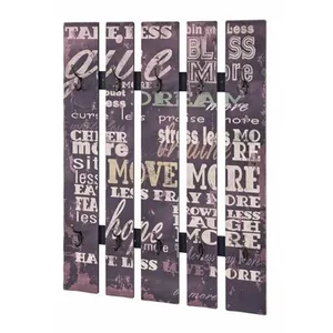 HAKU Möbel Patère Murale Vintage Give 100cm Violet pas cher