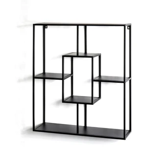 Comparateur de prix : 3S. x Home étagère murale tablettes en métal laqué noir