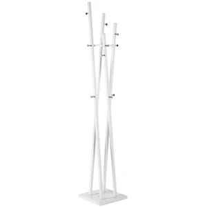 Comparateur de prix : Emob 3S. x Home porte manteau en tube d'acier laqué blanc
