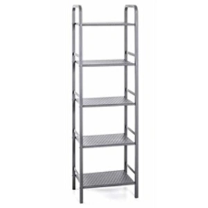 Comparateur de prix : HAKU Möbel étagère Gris, métal - Dim.: L 40 cm x H 137 cm x P 28 cm, Style: Modern