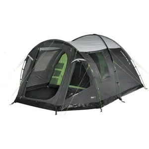 Tente dôme avec avancée pour 5 personnes 280 x 430 cm Santiago 5.0 High Peak pas cher