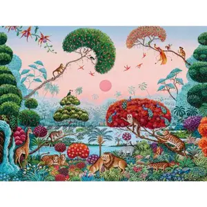 Heye Puzzle 1500 pièces : jardin exotique jungle pas cher
