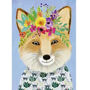 Heye Puzzle 1000 pièces :Floral Friends : Renard amical pas cher