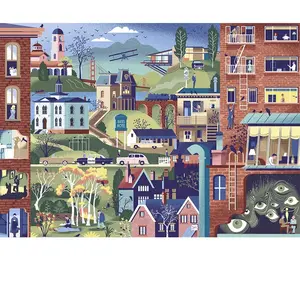 Puzzle 1000 pièces Heye Movie Masters Hitchcock pas cher