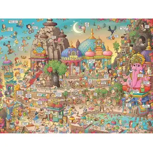 Heye Puzzle 1500 pièces : Yogaland, Degano pas cher