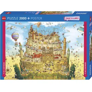 Heye Puzzle 2000 pièces : That's life :Tout en haut pas cher