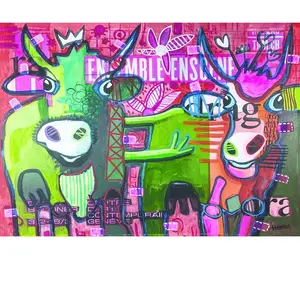 Heye in Athesia Kalenderverlag GmbH Striped Cows Puzzle 1000 Teile pas cher