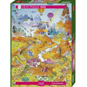 Comparateur de prix : Heye Puzzle 1000 pièces :  Cartoon Classics : Idyll By The Field