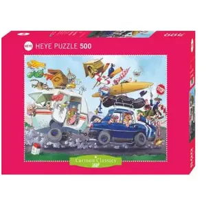 Heye Puzzle 500 pièces : Cartoon Classics : En vacances pas cher