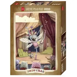 Heye Puzzle 2000 pièces : Zozoville : Broadway pas cher