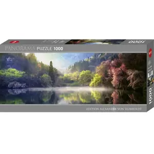 Comparateur de prix : Puzzle panoramique 1000 pièces - HEYE - Lac Seryang-Ji - 94,5 x 32,6 cm - Mixte - Intérieur