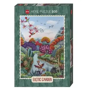 Puzzle 500 pièces - Heye - Paradis des plantes - Abstrait - Mixte - Vert pas cher