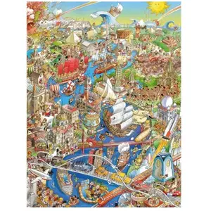 Heye Puzzle 1500 pièces : Rivière de l'Histoire, Hugo Prades pas cher