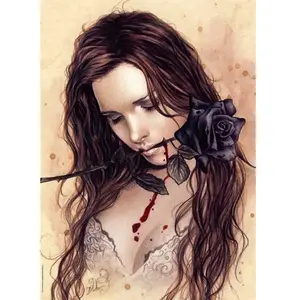 Heye Puzzle Dark, Rose 1000 pcs pas cher