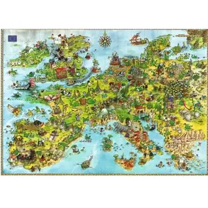Comparateur de prix : Puzzle 4000 pièces - Degano : l'Europe des dragons unis