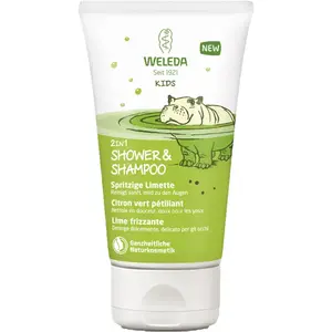 Weleda Kids Shampooing Douche 2 en 1 Citron Vert Pétillant 150ml pas cher