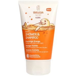 Weleda Kids 2in1 Shampoo & Body Wash Orange Joyeuse | 150 ml pas cher