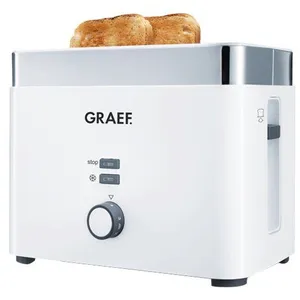 Comparateur de prix : Graef Graef TO 61 - Grille-pain - 2 tranche - 2 Emplacements - blanc noble