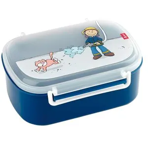 Sigikid Garçon, Boîte à Goûter avec Motifs Colorés, Frido Firefighter, Bleu, 24474 pas cher