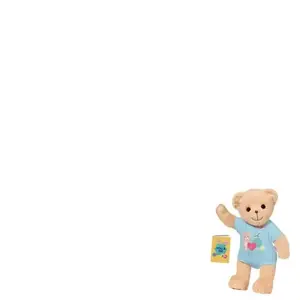 Zapf Creation BABY born® Peluche ours, bleu pas cher