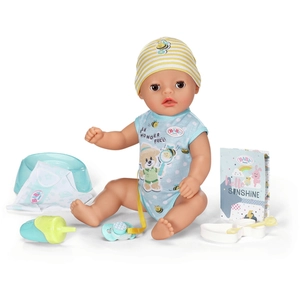 Comparateur de prix : Poupée Baby born Lukas 36 cm - ZAPF CREATION - 7 fonctions - Bleu - 12 mois et plus