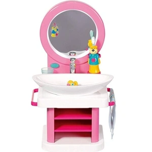 Zapf Baby born lavabo Toothcare Spafilles 40 cm rose / blanc 5 pièces pas cher