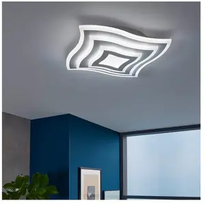 FISCHER & HONSEL Plafonnier LED Gorden avec télécommande, cadreVendu parluminaire