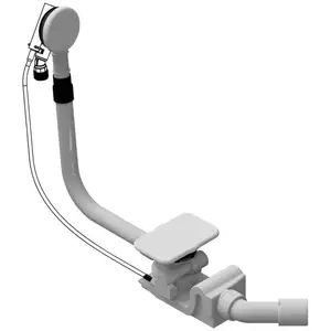 KALDEWEI ASYMMETRIC DUO garniture de vidage et de trop-plein avec remp...