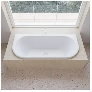 KALDEWEI CENTRO DUO 2 Baignoire semi-îlot, 283100010711, 131 pas cher