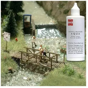 Busch Environnement Modélisme : Accessoire de décor : Eau pour rivières et cascades