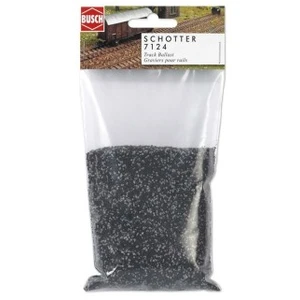 Oir-gray gravel - uv x 5 - Busch Trains miniatures : décors pas cher
