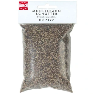 Comparateur de prix : Busch Modélisme : Matériel de flocage : Gravier noir, brun et beige