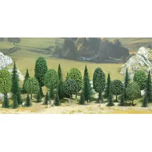 Comparateur de prix : Busch Modélisme N/Z : Accessoires De Décor : 35 Arbres Assortis-Busch