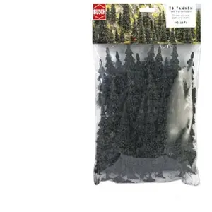 Busch-Jaeger BUSCH ENVIRONNEMENT - BUE6476 - MODÉLISME FERROVIAIRE - 20 SAPINS ARGENTES - ECHELLE HO pas cher