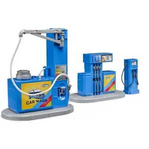 Bruder Accessoires Ville Station-service avec aire de lavage 62113 pas cher