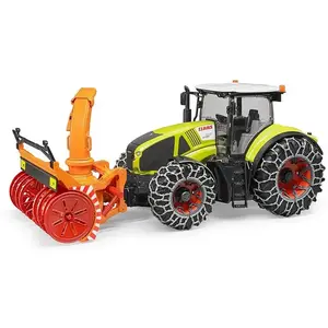 Bruder Bruder Tracteur Claas Axion 950 Avec Chaînes Et Souffleuse À NeigeVendu parkaufland